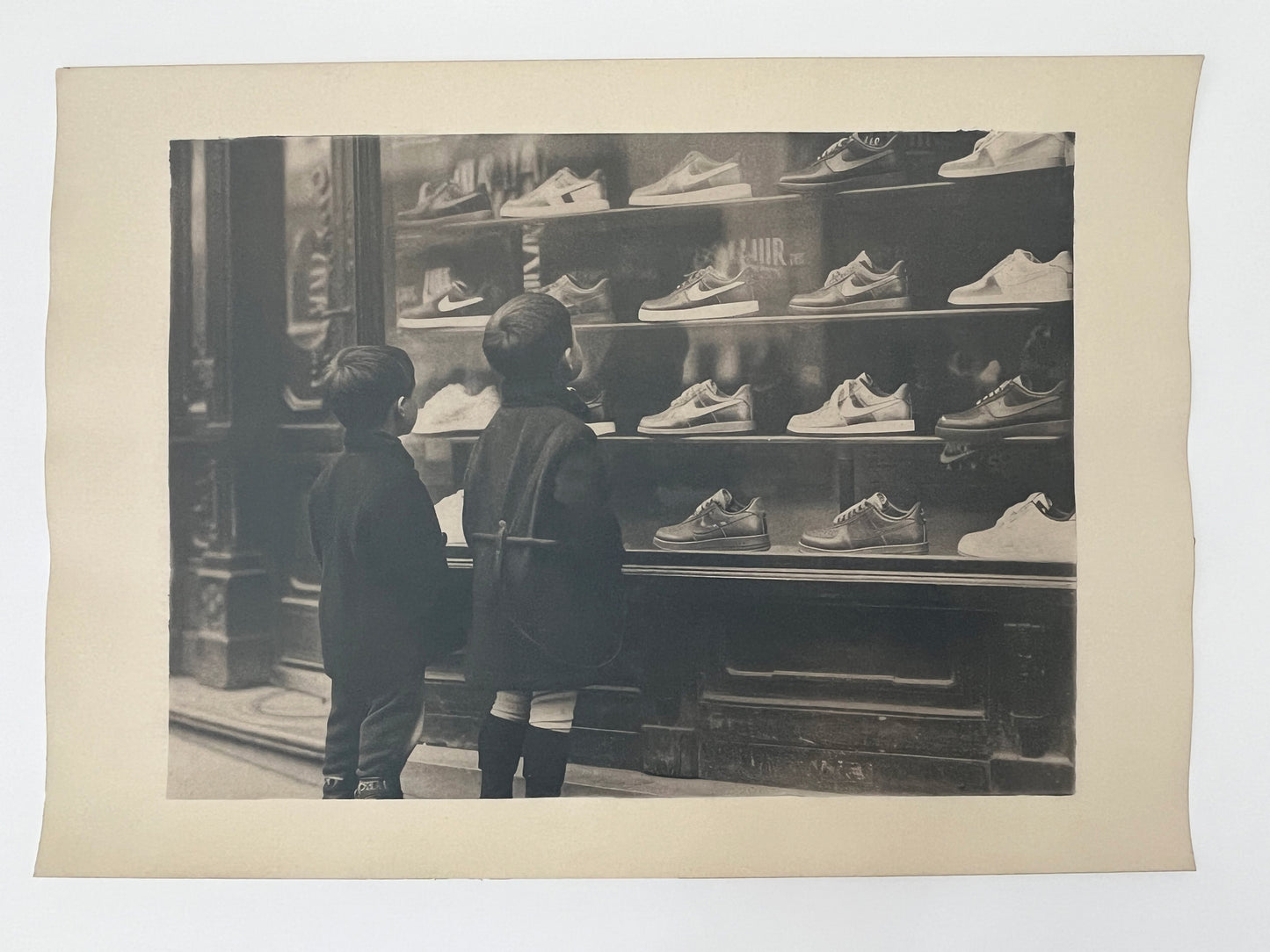 The shoe store, Paris 1920